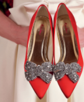 حذاء الزفاف الملون..لإطلالة جريئة