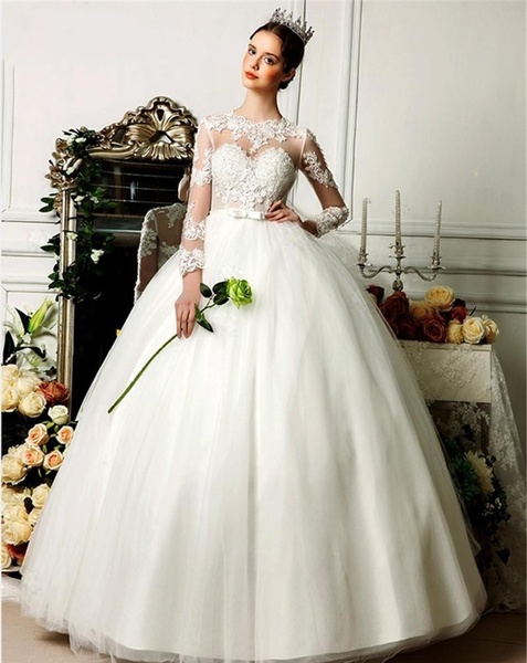 فساتين زفاف فخمه ملكية