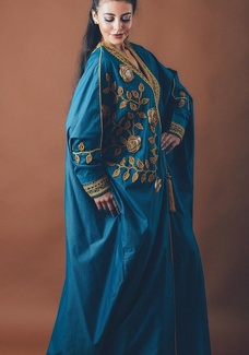 Colorful abayas