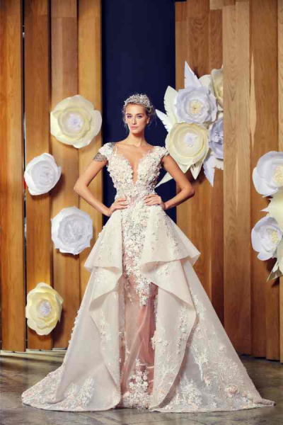 فستان زواج من تصميم Raşit Bağzıbağlı